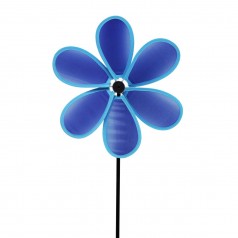 Ветрячок детский "Цветочек", голубой