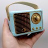 Колонка, длина 10 см, поддержка TF-карты, разъем AUX, type-С, USB, встроенный аккумулятор, регуляция громкости, в коробке (Розовый)