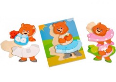 Игра-одевашка "Медвежонок Катя"