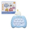 Электронная игра "Finger Press Pop-It Console: Единорог" (голубой)
