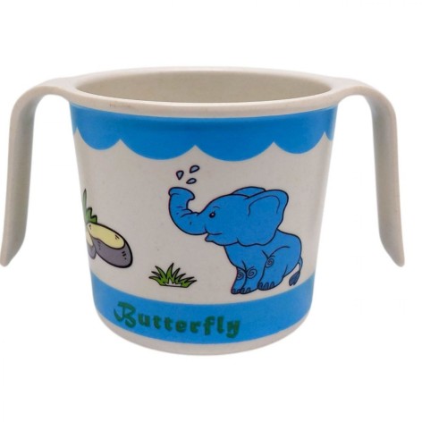 Чашка з бамбукового волокна, 200 мл (БЛАКИТНА)