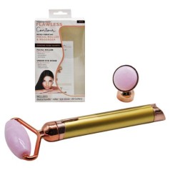 Электрический ролик-массажер для лица "Flawless Contour", золотой