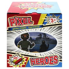 Конструктор "Pixel Heroes: Украинский Защитник", 374 дет.