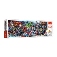 Пазли - (1000 елм. Панорама) - "Приєднуйся до Всесвіту Марвел"  / Marvel/ Trefl
