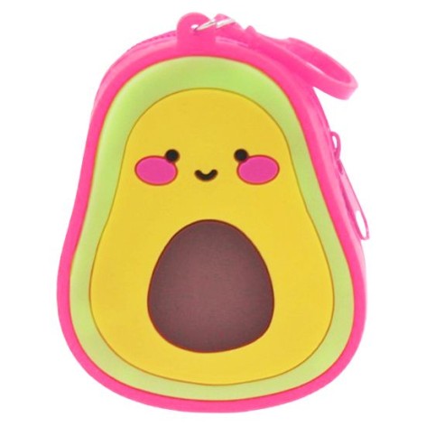 Гаманець силік. Авокадік 11см рожевий