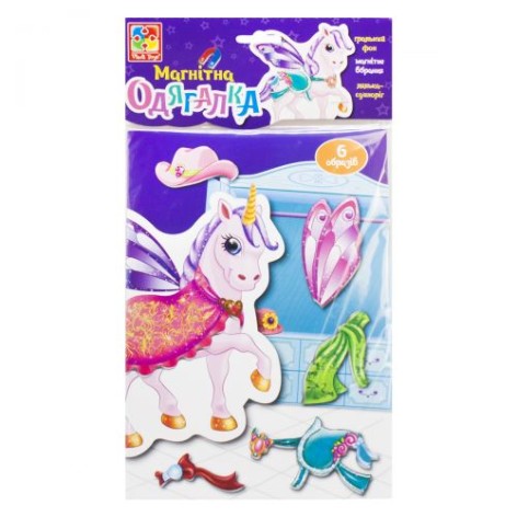 Магнитная игра "Одевашка: Единорог" (укр)