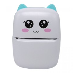 Портативный термопринтер "Mini Printer" (синий) Вид 2