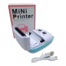 Портативный термопринтер "Mini Printer" (синий) Вид 2