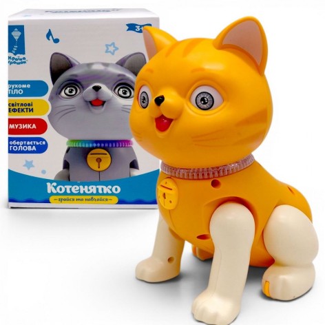 Игрушка серии "Играй и учись: Котенок" (РЫЖИЙ)