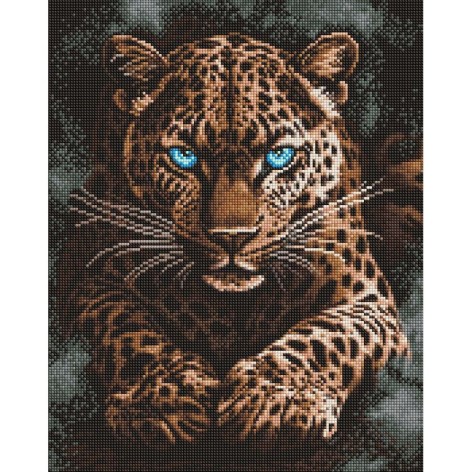 Алмазная мозаика "Дикий гепард" 40х50 см