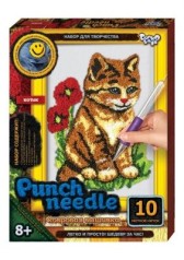Ковровая вышивка "Punch needle: Котик" PN-01-07