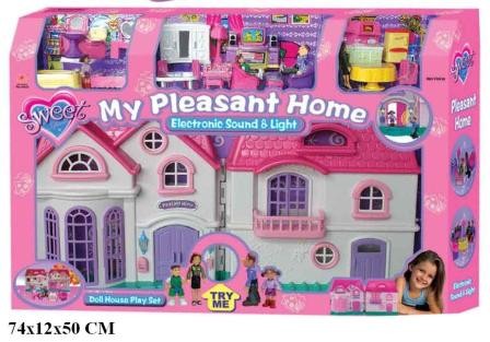 Ляльковий будинок з меблями і фігурками "My Sweet Home"