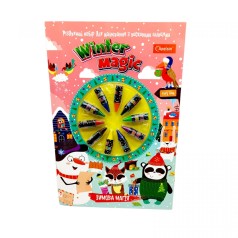 Набор для рисования ВОСКОВЫМИ карандашами (WINTER MAGIC)