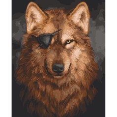 Картина по номерам "Вервольф" 40х50 см