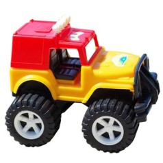 Джип Хаммер (жовто-червоний)