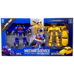 Набор трансформеров (2 работы, оружие) в коробке 64x34,5x10 см