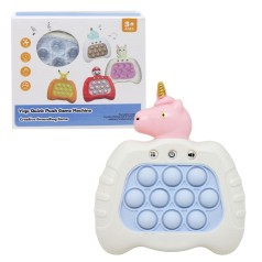 Электронная игра "Finger Press Pop-It Console: Единорог" (белый)