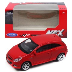 Машина металл 1:43 OPEL CORSA красная