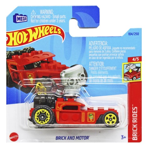 Hot Wheels брік червона