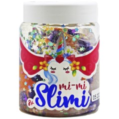 Слайм Mi-mi Slimi, помаранчевий+фіолетовий