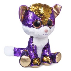 Мягкая игрушка глазастик "Котик Аметист"