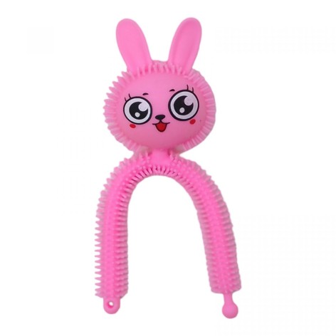 Браслет Зайцы розовый