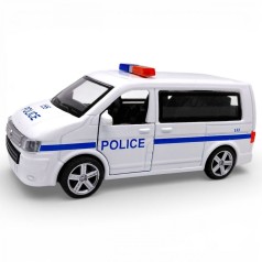 Машина "Полиция" металлическая инерционная, озвученная со светом