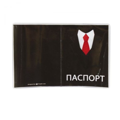 Обкладинка на паспорт "Піджак з краваткою"