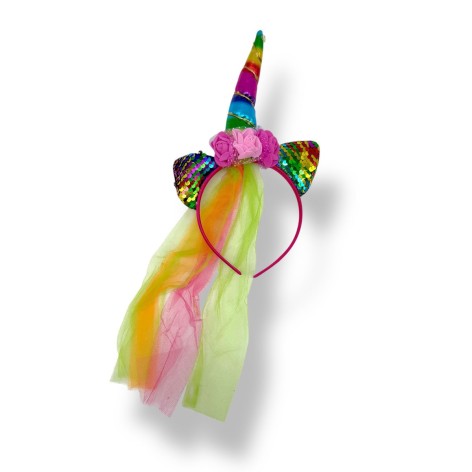 Светящийся обруч Единорожка (РАДУЖНЫЙ)