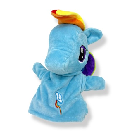 Мягкая игрушка-перчатка "Пони" (23см) (Голубая)