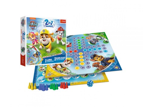 Настольная игра 2 в 1 "Лудо / Щенячьи гонки"