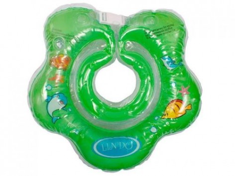 Уценка. Круг для купания младенцев (зеленый) - повреждена упаковка
