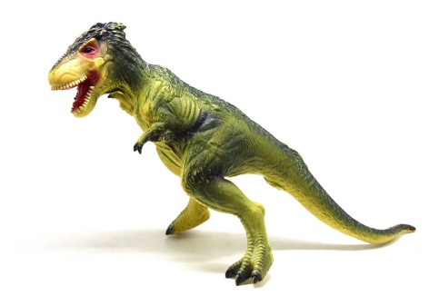 Динозавр гумовий "Ютіран", великий, зі звуком (зелений)