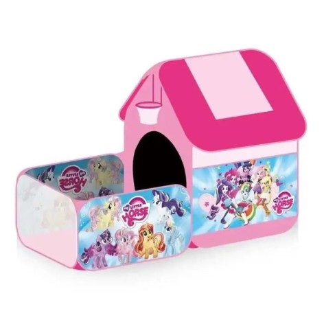 Намет дитячий My Little Pony басейн для кульок, баскетбольне кільце, розмір 161х81х91см, в сумці