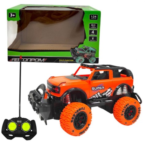 Машина на радіокеруванні "ДЖИП" (ПОМАРАНЧЕВИЙ)