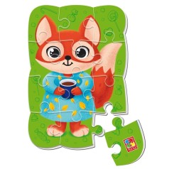 Игра развивающая, пазлы мягкие магнитные А5 