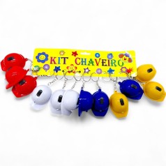 Брелок-открывашка "Кепка фонарик" 11 см (12 шт)