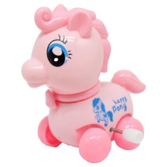 Заводная игрушка "Веселая Пони", розовая