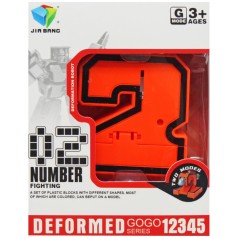 Трансформер-цифра "Number Fighting: 2"