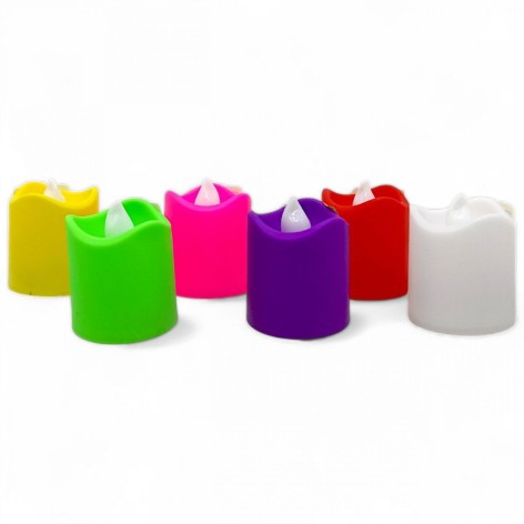 Свічка LED з полумʼям 4 см, Ø3.7 см