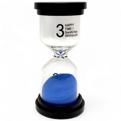 Пісочний годинник на 3 хв (блакитний)