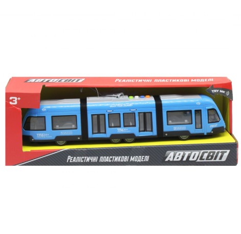 Трамвай "Автосвіт", блакитний