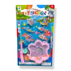 Рыбалка, удочка, 8 рыбок, планшет 49*29см