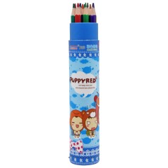 Набор карандашей "PuppyRed" (12 шт)