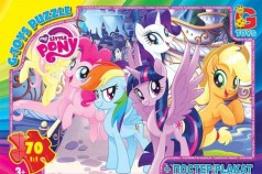 Пазлы "My Little Pony: друзья", 70 эл