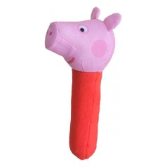 Мягкая игрушка-погремушка "Свинка Пеппа"