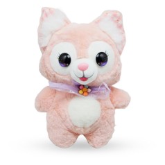 Мягкая игрушка "Котик" 23 см, розовый