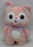 Мягкая игрушка "Котик" 23 см, розовый