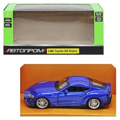 Машинка металлическая "Автопром: Toyota GR Supra", синий