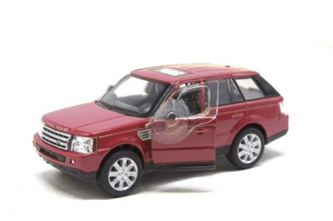 Машинка KINSMART Range Rover Sport (бордовая)